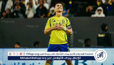 رونالدو يقود النصر للفوز على ضمك في الدوري السعودي