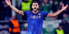 محمد عبد المنعم على مقاعد بدلاء نيس أمام ريمس في الدوري الفرنسي