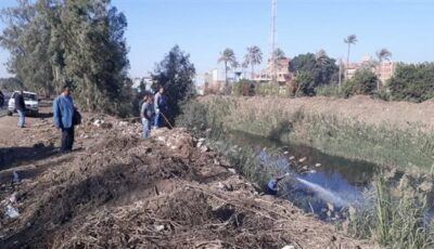 اليوم.. حملة لرش المصارف لمكافحة انتشار البعوض والذباب الناقل للأمراض في القليوبية