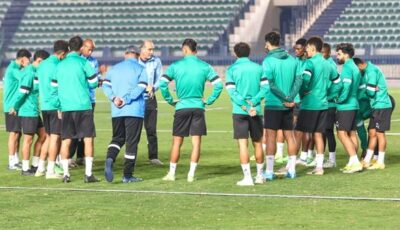 المصري يبدأ تدريباته استعدادًا لملاقاة الزمالك بالكونفدرالية