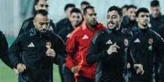 الأهلي يختتم استعداداته لمباراة شباب بلوزداد بدوري أبطال إفريقيا