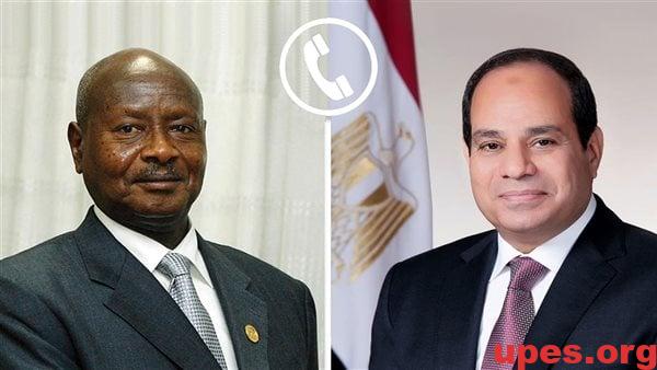 الرئيس السيسي ونظيره الأوغندي يؤكدان دعم استقرار الصومال ووقف إطلاق النار بالسودان