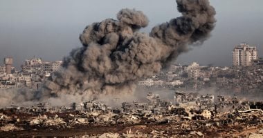 غارات إسرائيلية شرقى مدينة خان يونس بقطاع غزة