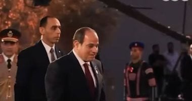 وصول الرئيس السيسي إلى المتحف المصري الكبير.. فيديو