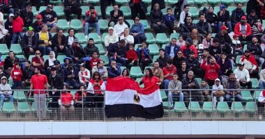 جماهير مصر تدعم منتخب الفراعنة أمام جنوب أفريقيا بمدرجات استاد أكادير.. صور