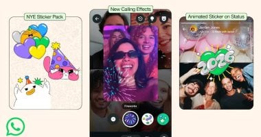 واتساب يحتفل برأس السنة 2026 بملصقات وفلاتر جديدة