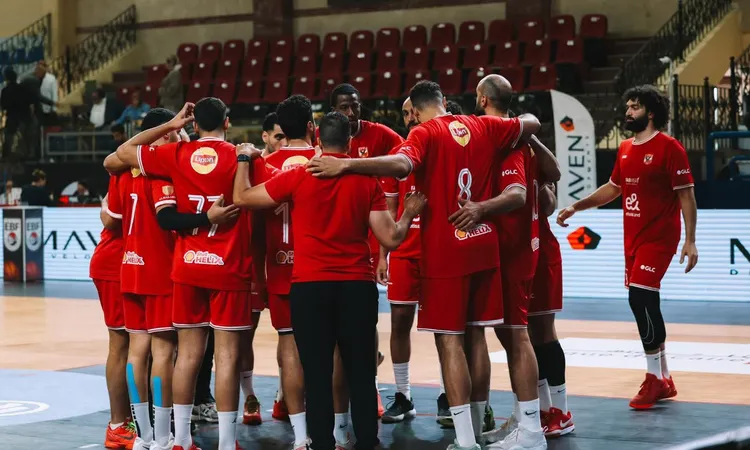 «رجال سلة الأهلي» يواجه المصرية للاتصالات في دوري السوبر