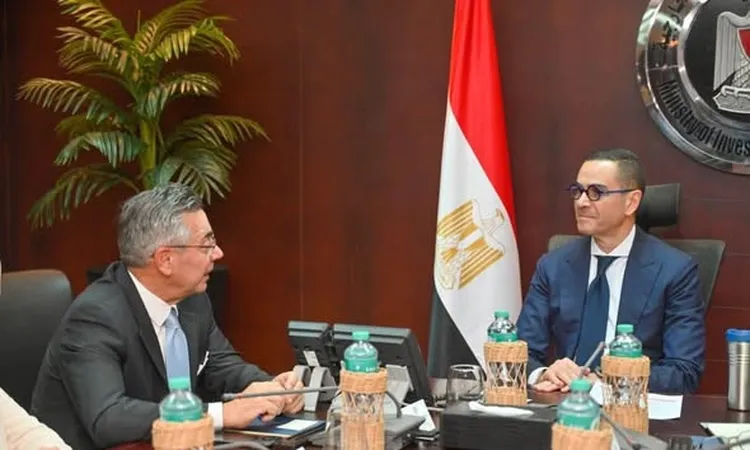 وزير الاستثمار والتجارة الخارجية يلتقي رئيس غرفة التجارة الإيطالية العربية المشتركة