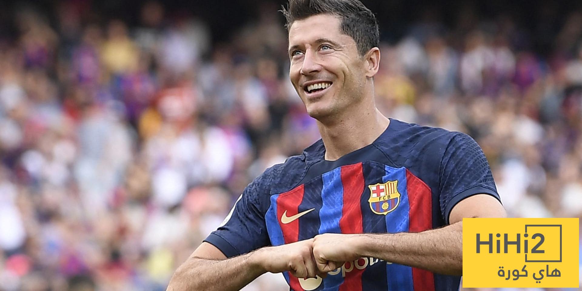 برشلونة يؤجل حسم مستقبل ليفاندوفسكي اتحاد: