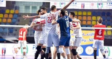 سوبر رجال الطائرة بدون جماهير على صالة حسن مصطفى