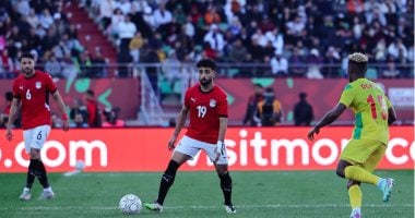 ياسر إبراهيم يعيد التقدم لمنتخب مصر على بنين فى الدقيقة 97 برأسية متقنة