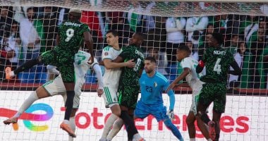 الجزائر ضد نيجيريا.. أوسيمين يتقدم للنسور بالهدف الأول فى الدقيقة 47.. صور