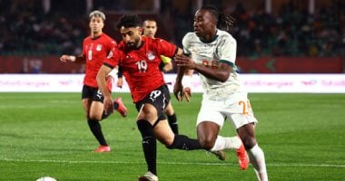 فتوح يسجل هدفا عكسيا فى مرمى مصر لصالح كوت ديفوار.. والنتيجة 2-1 لمنتخبنا.. صور