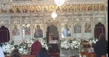 اللقطات الأولى من جنازة هلى الرحبانى ابن السيدة فيروز..صور