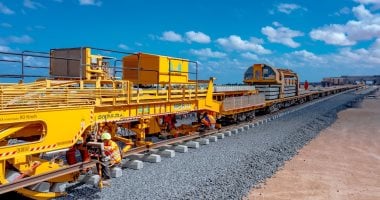 ​شق الجبال.. أحدث تصوير جوى لتقدم أعمال الخط الأول من القطار الكهربائى السريع