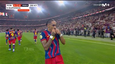 إتحاد الصحافيين: ريال مدريد.. شاهد هدف رافينيا في شباك ريال مدريد بنهائي كأس السوبر الإسباني